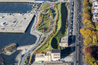 Brooklyn Bridge Park_Aerial Sound Berm