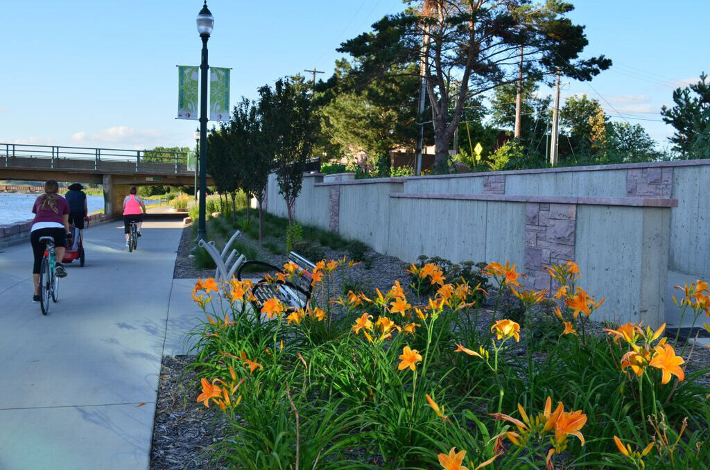 Sioux Falls Downtown River Greenway Landscape Performance Series
