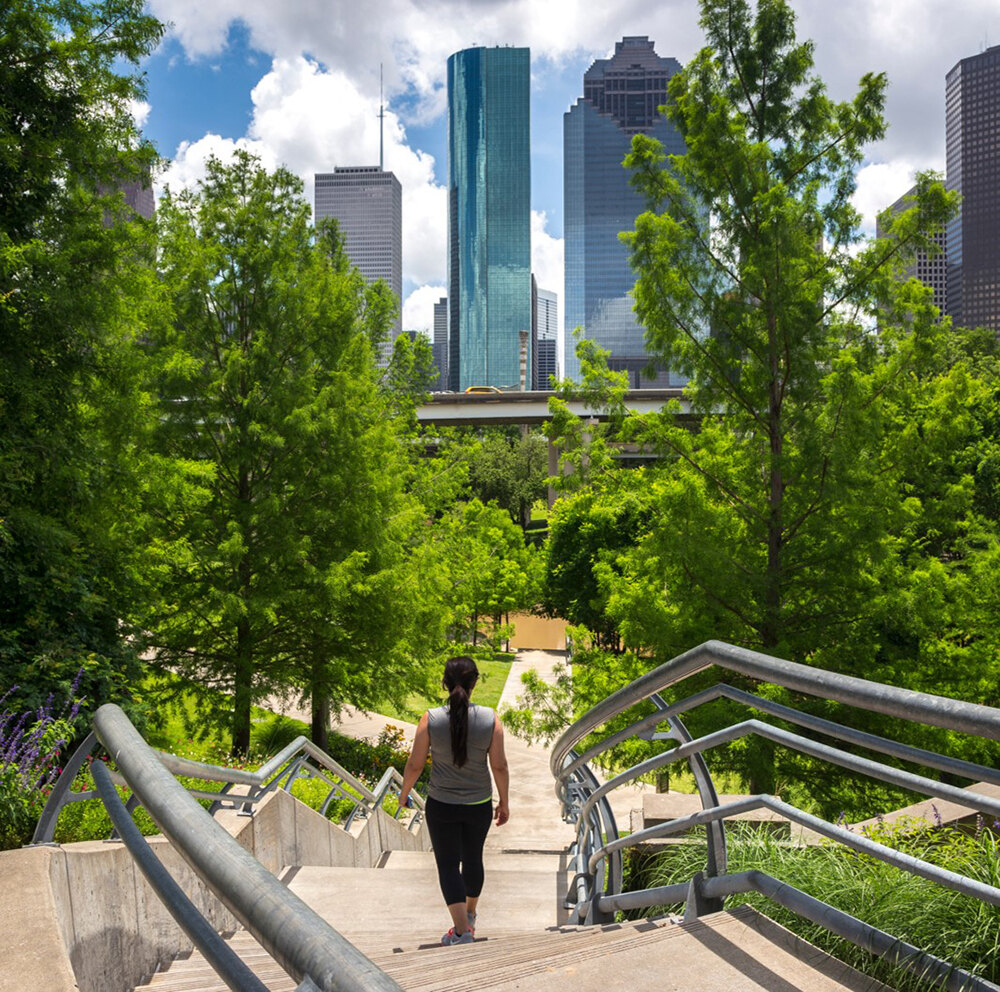 Buffalo Bayou Park of Houston