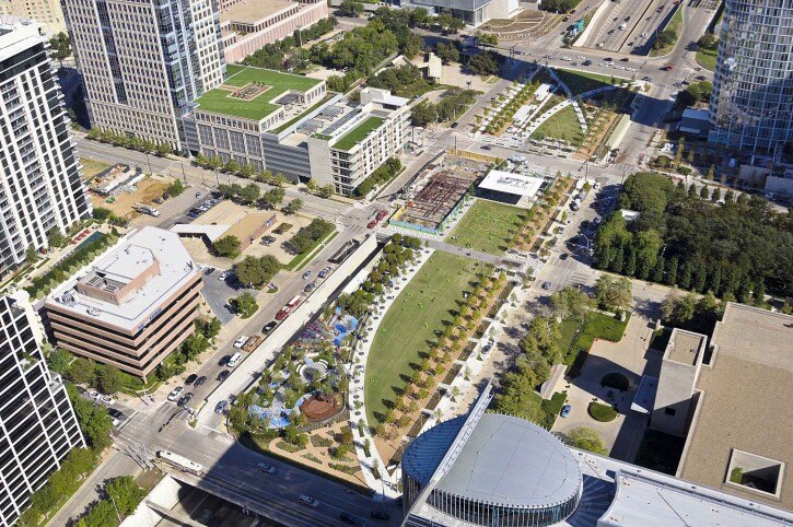 Klyde Warren Park of Dallas